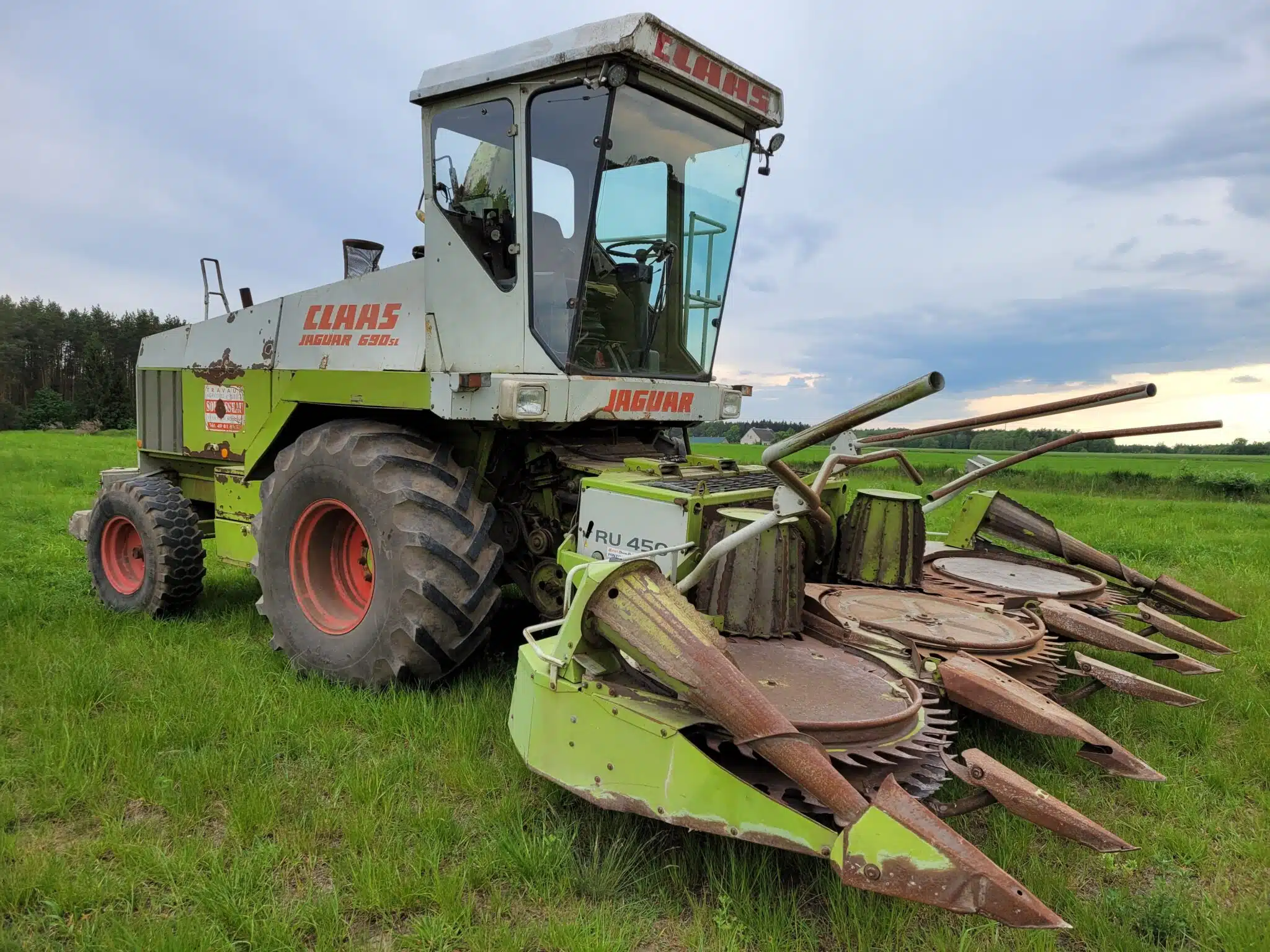 Claas jaguar 690sl ru 450