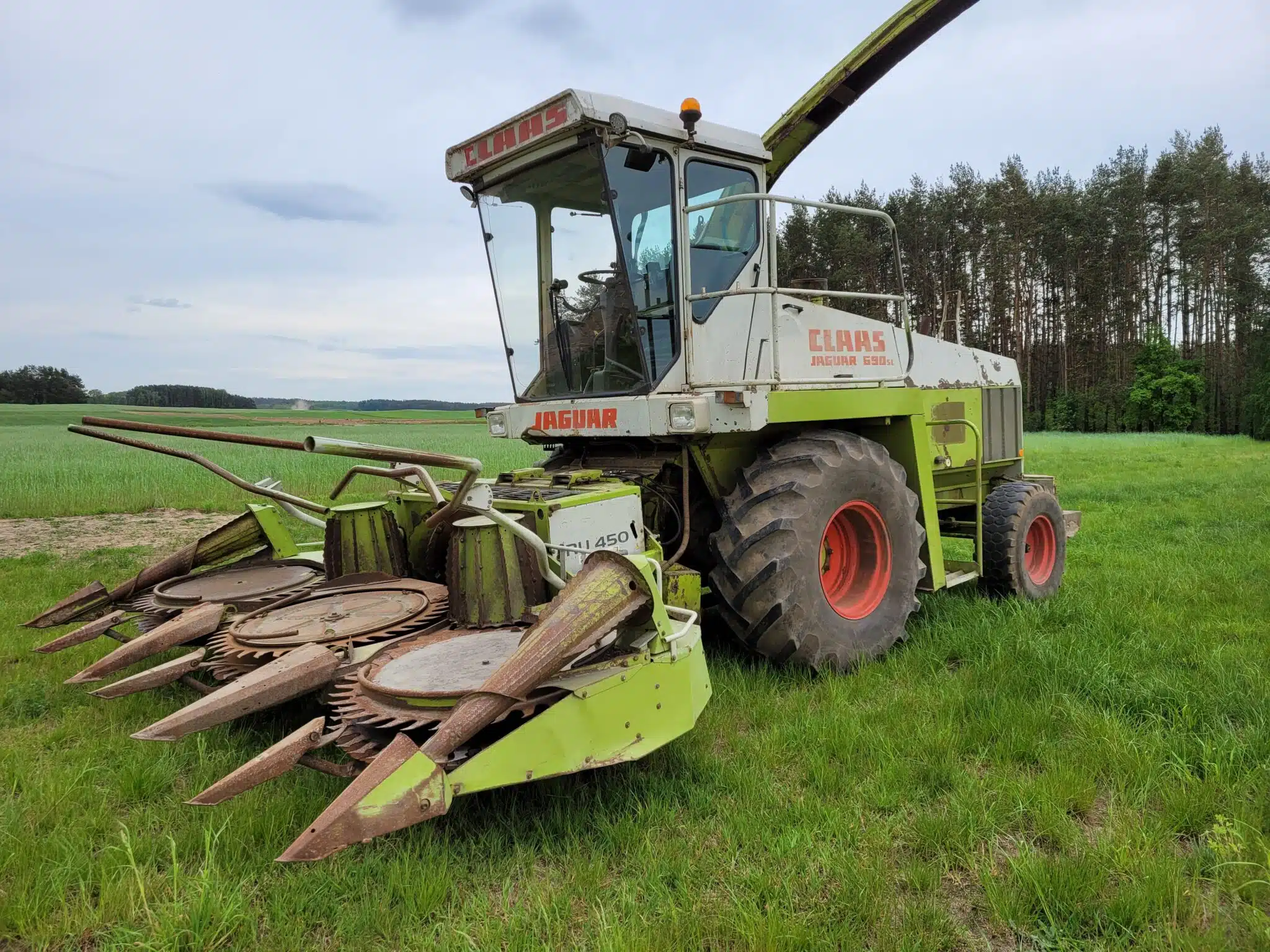 Claas jaguar 690sl ru 450