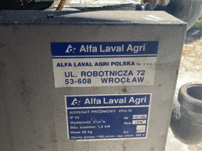 Pompa dojarki Alfa Laval VPU74