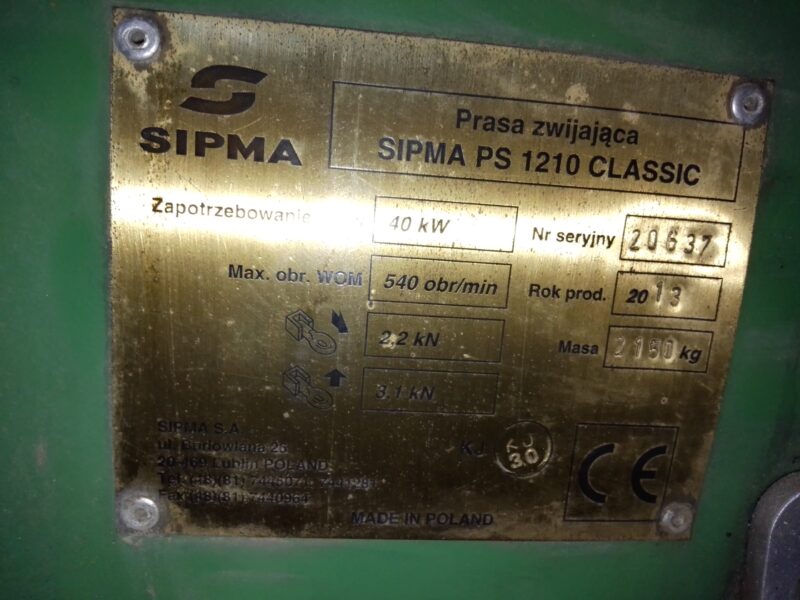 Prasa Sipma PS 1210 Classic SIATKA
