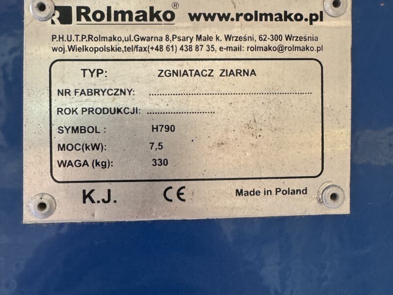 Gniotownik do ziarna