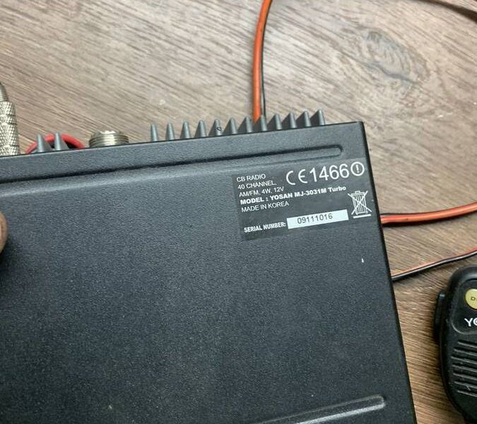 CB radio yosan mj-3031m turbo