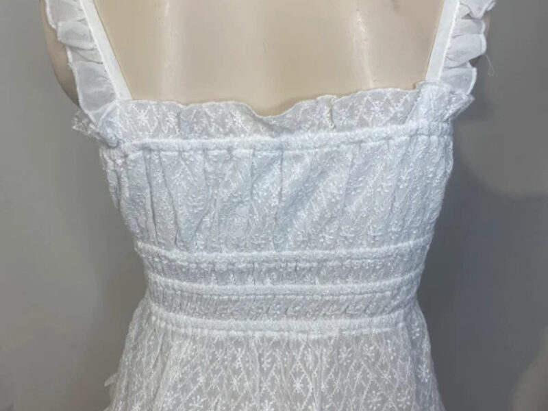 Bluzka damska biała Crop Top rozmiar S/36