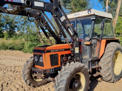 Zetor 7745 ładowacz agromasz