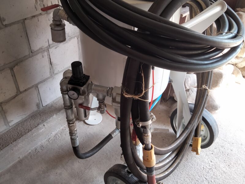 Piaskarka/Hydropiaskarka 100l, produkcji Technikor, 2024