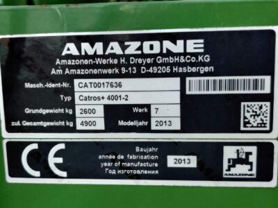 Amazone Catros+ 4001-2 TS