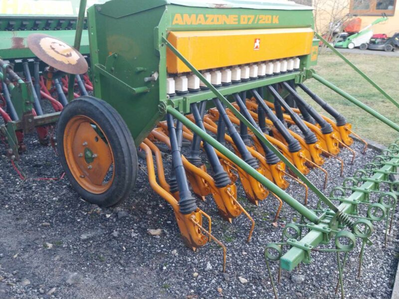 Siewnik 2m do zboża AMAZONE D7-20K grabie znaczniki docisk redlic