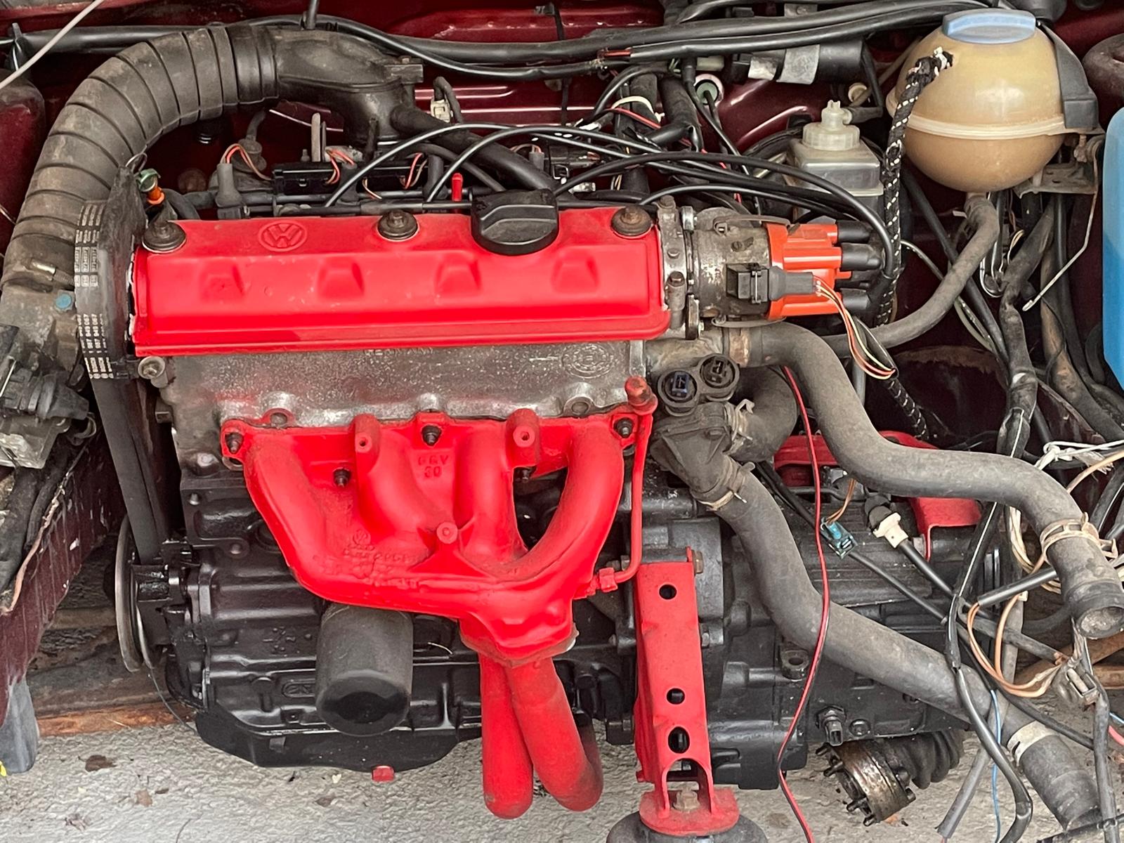 Silnik golf MK2 1.3 po remoncie