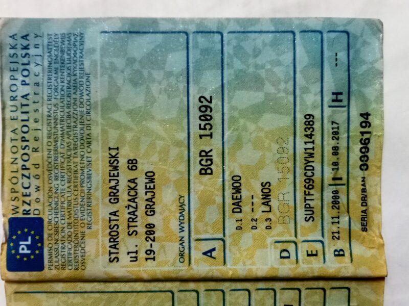 Daewoo Lanos 1.4 B+LPG. Hak