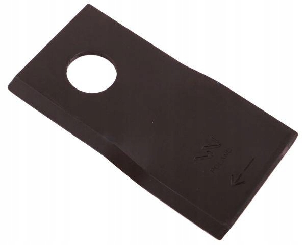 Nóż. nożyk kosiarka prawy 100x48x3mm otwór 19 zastosowanie 570418 Niemeyer