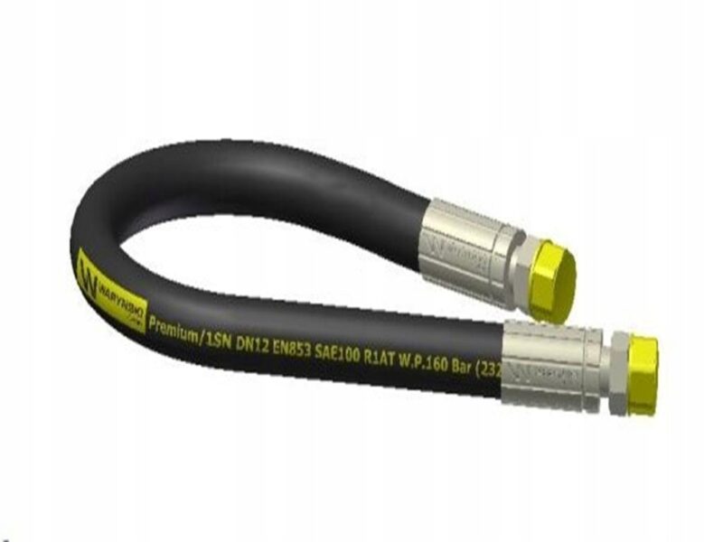 Przewód hydrauliczny 275 bar gwint M22x1.5 proste L-500mm DN12-2SN 7214/07-