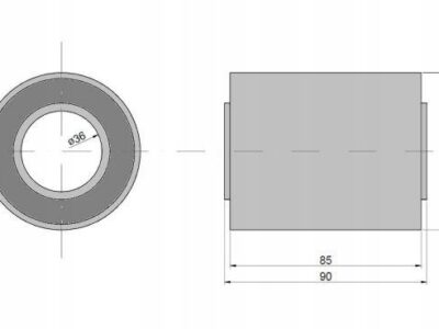 Tuleja gumowa 36x70x90 Claas