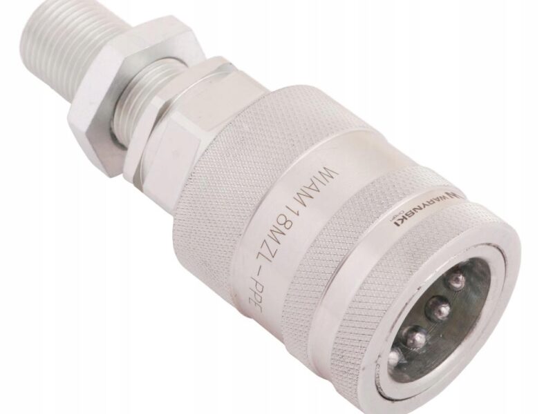 Szybkozłącze hydrauliczne gniazdo long M18x1.5 gwint zewnętrzny EURO PUSH-P