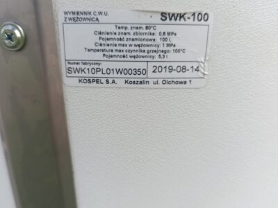 Wymiennik z wężownicą