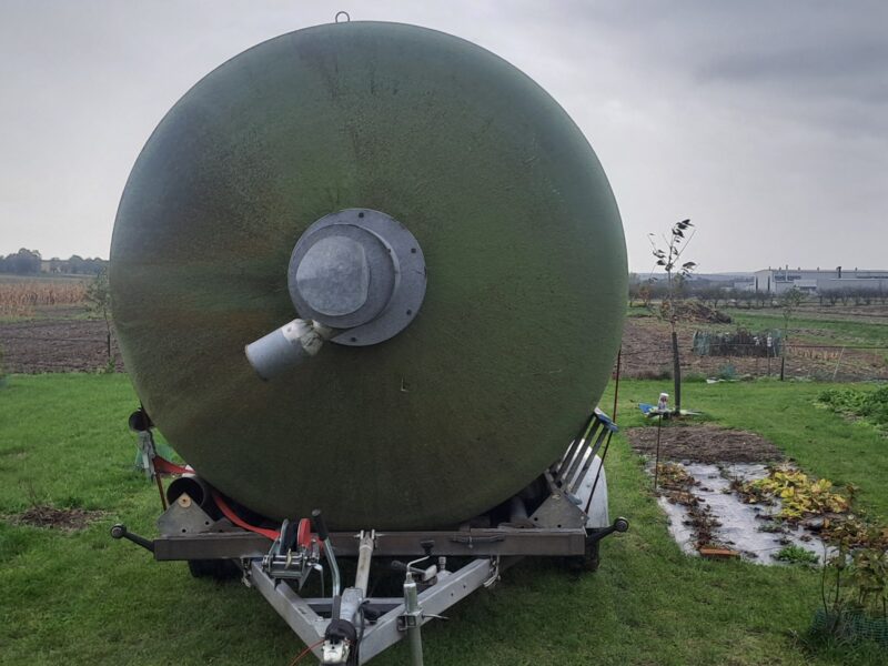 Silos z włókna szklanego 18m3 stan bdb na zboże, pellet, paszę, BIN