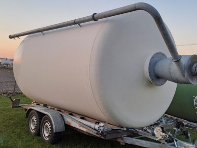 Silos z włókna szklanego 20m3 na zboże, pellet, paszę,Bin