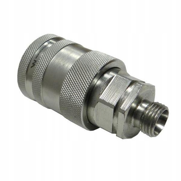 Szybkozłącze hydrauliczne gniazdo M16x1.5 gwint zewnętrzny EURO PUSH-PULL (