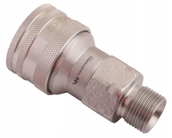 Szybkozłącze hydrauliczne gniazdo M20x1.5 gwint zewnętrzny EURO (ISO 7241-A