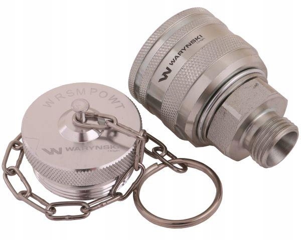 Komplet - zawór wtyczka (Bizon) M18x1.5 skręcane (ZSR6160102) z gwintowaną