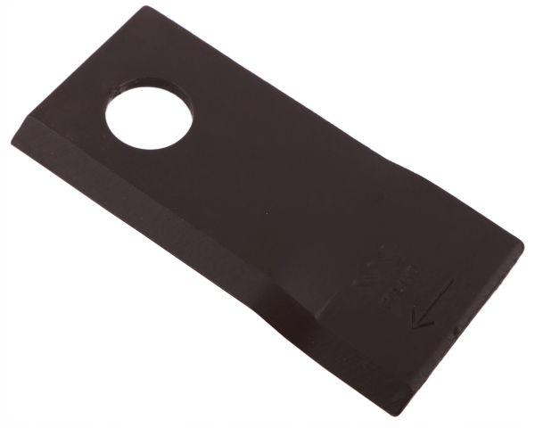 Nóż. nożyk kosiarka prawy 106x48x4mm otwór 19 zastosowanie 153967103 SIP WA