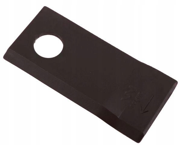 Nóż. nożyk kosiarka prawy 106x48x4mm otwór 19 zastosowanie 570444 Niemeyer
