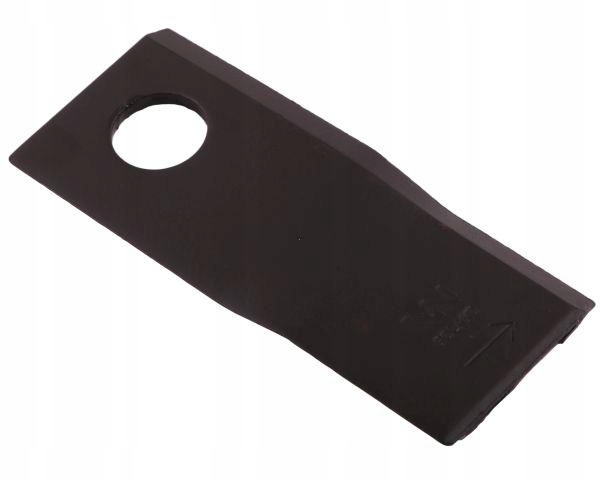 Nóż. nożyk kosiarka lewy 112x48x4mm otwór 19 zastosowanie 123706 134309 Fel
