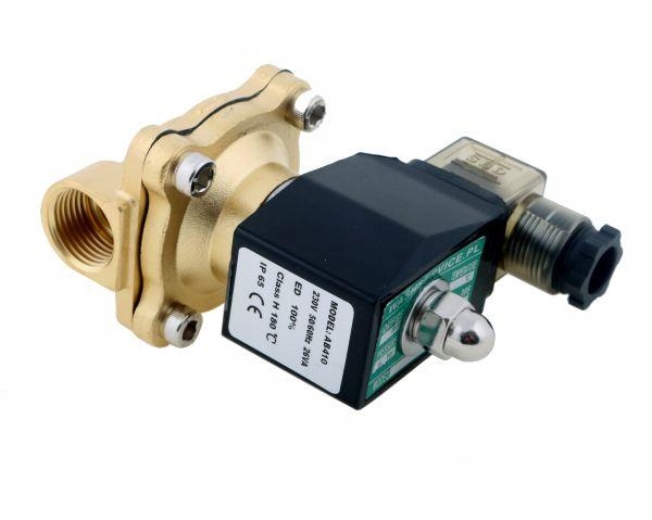 Elektrozawór 2N15 1/2" 230V AC NC (normalnie zamknięty) EPDM komplet z cewk