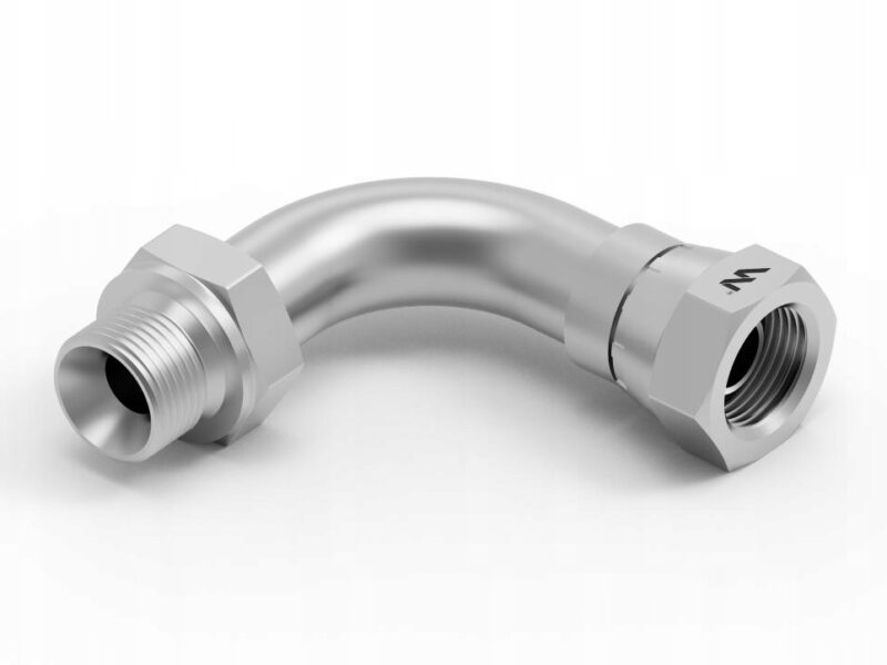 Kolanko hydrauliczne metryczne łukowe AB M20x1.5 (60 stopni) (XEVW) Waryńsk