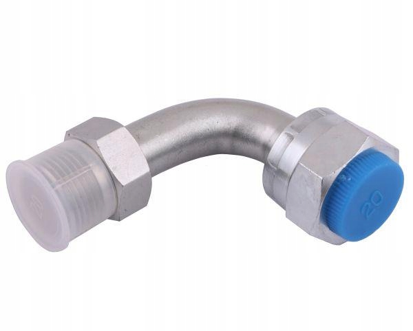 Kolanko hydrauliczne metryczne rurkowe łukowe AB 90 20/20 M20x1.5/M20x1.5 (