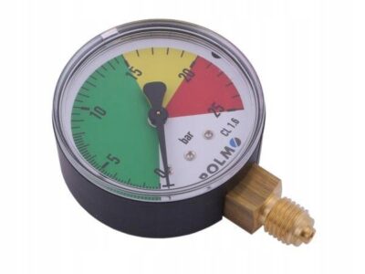 Manometr suchy M63 0-25 bar gwint M12x1.5 dolne przyłącze. Opryskiwacz POLM