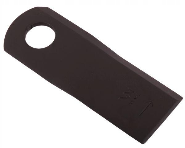Nóż. nożyk kosiarka lewy 129.5x48x4mm otwór 21.2 zastosowanie 129MEL Marang