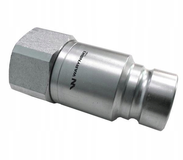 Szybkozłącze hydrauliczne suchoodcinające wtyczka G1/2"BSP gwint wewnętrzny