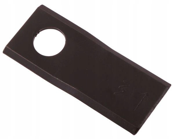 Nóż. nożyk kosiarka lewy 96x40x3mm otwór 19 zastosowanie 16502727 Deutz Fah