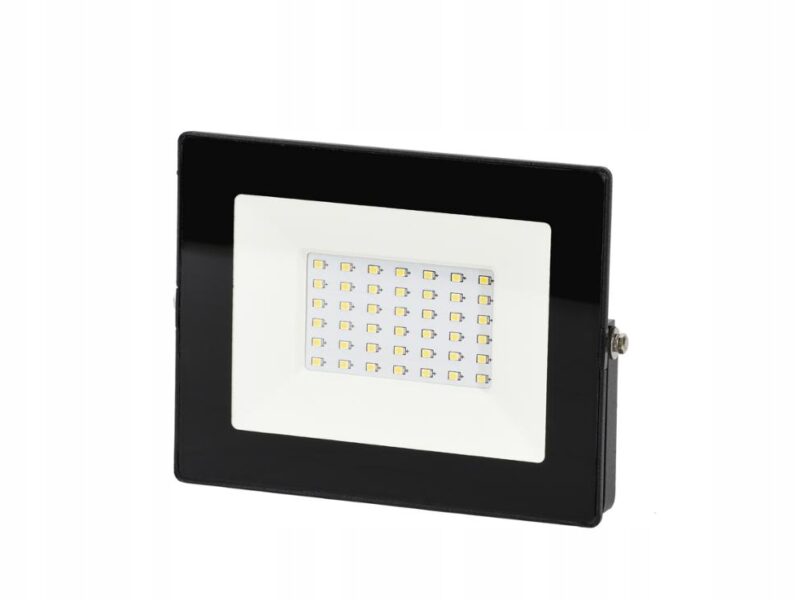 Naświetlacz, Lampa LED SMD 230V 30W 4000K 2520LM IP65 CZARNY