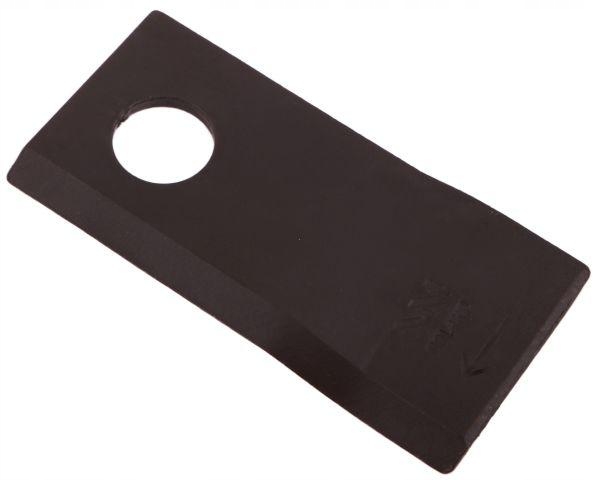Nóż. nożyk kosiarka prawy 102x48x4mm otwór 19 zastosowanie 140692 Fella WAR