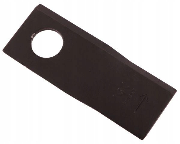 Nóż. nożyk kosiarka lewy 100x40x3mm otwór 19 zastosowanie 580290966 BCS Sip