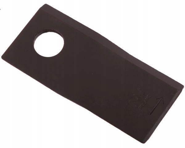 Nóż. nożyk kosiarka lewy 108x47x4mm otwór 19 zastosowanie 1434985 Pottinger