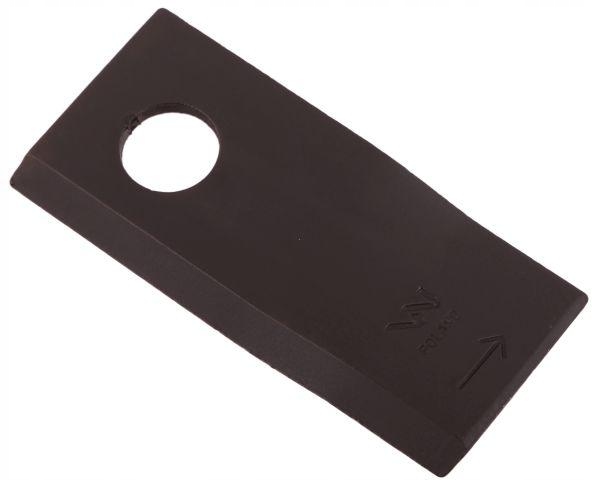 Nóż. nożyk kosiarka lewy 105x48x4mm otwór 19 zastosowanie 9492421 Claas WAR
