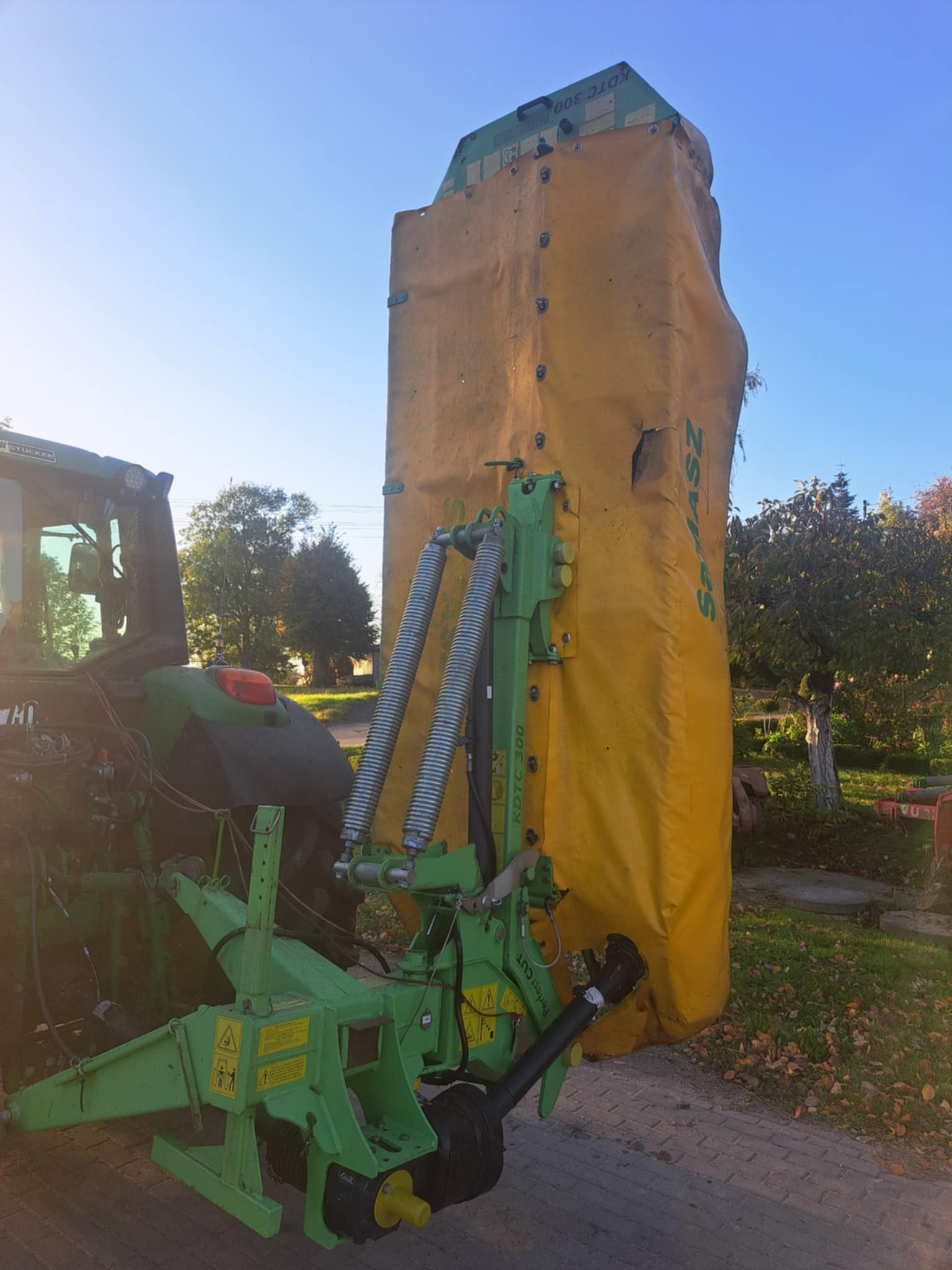 Kosiarka Dyskowa Samasz KDTC 300 na centralnym zawieszeniu