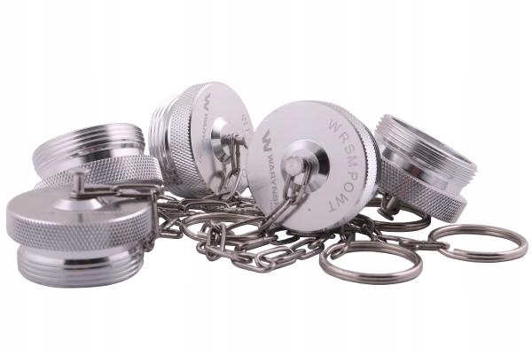 Pokrywa aluminiowa (korek, zaślepka) z gwintem zewnętrznym wkręcany do zawo