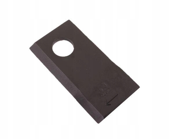 Nóż. nożyk kosiarka prawy 94x50x4mm otwór 19 zastosowanie 58031192 BCS WARY