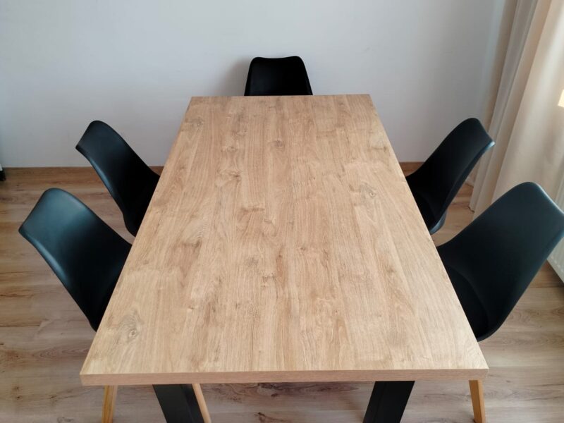 Stół nowoczesny metalowy, loft 180cmx90cm. Możliwość zamówienia stolu w dowolnym wymiarze