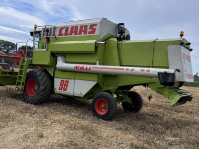 Claas Dominator 98 MAXI 1993 Klima, 4 kamery stół do rzepaku