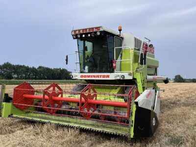 Claas Dominator 98 MAXI 1993 Klima, 4 kamery stół do rzepaku