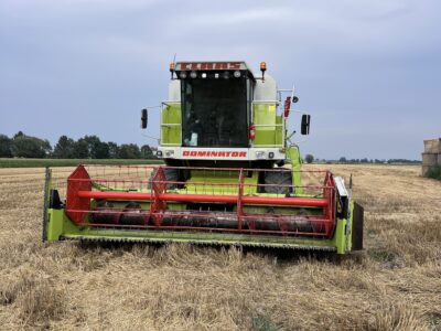 Claas Dominator 98 MAXI 1993 Klima, 4 kamery stół do rzepaku