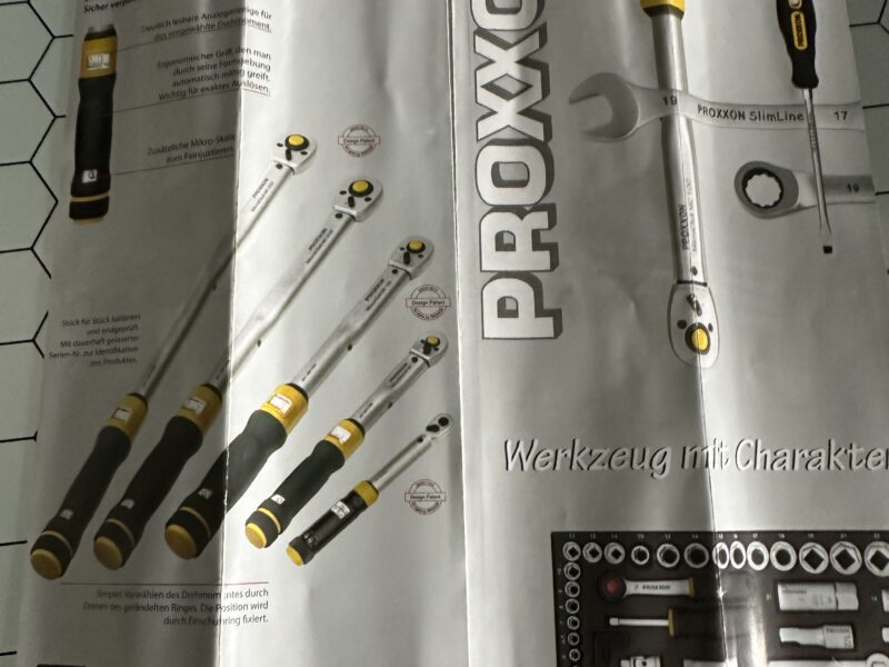 Klucz dynamometryczny PROXXON 3/4'' 100 do 500 Nm możliwa zamiana