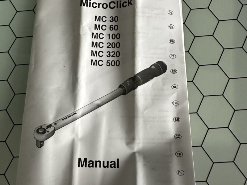 Klucz dynamometryczny PROXXON 3/4'' 100 do 500 Nm możliwa zamiana