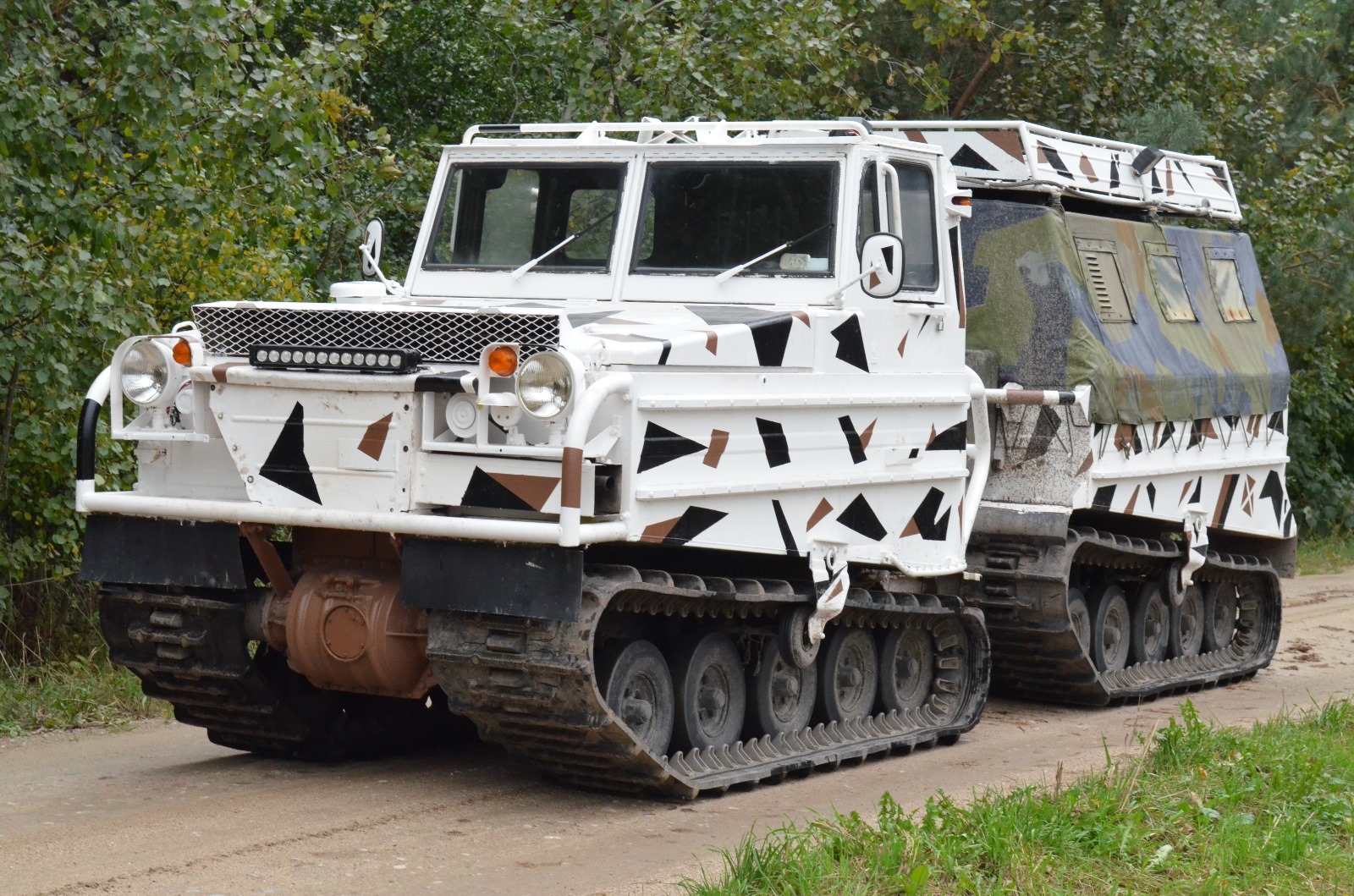 Wojskowa AMFIBIA Volvo BV 202 Nf BANDVAGN Ratrak off road