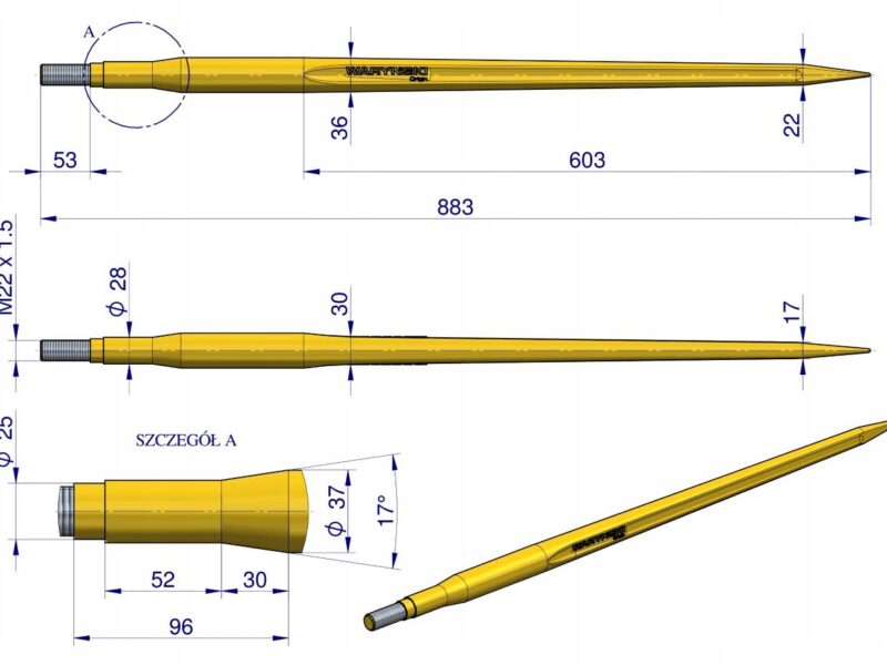 Pompa wody Wysoka I pasek C-385 WARYŃSKI