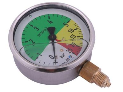 Manometr glicerynowy M80 0-5/25 bar gwint G1/4" dolne przyłącze. do Opryski